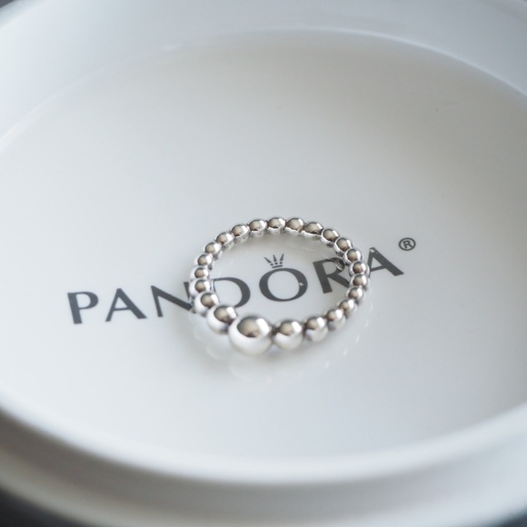 Pandora Jewelry Pandora String Of Beads Ring Size 5us Poshmark
